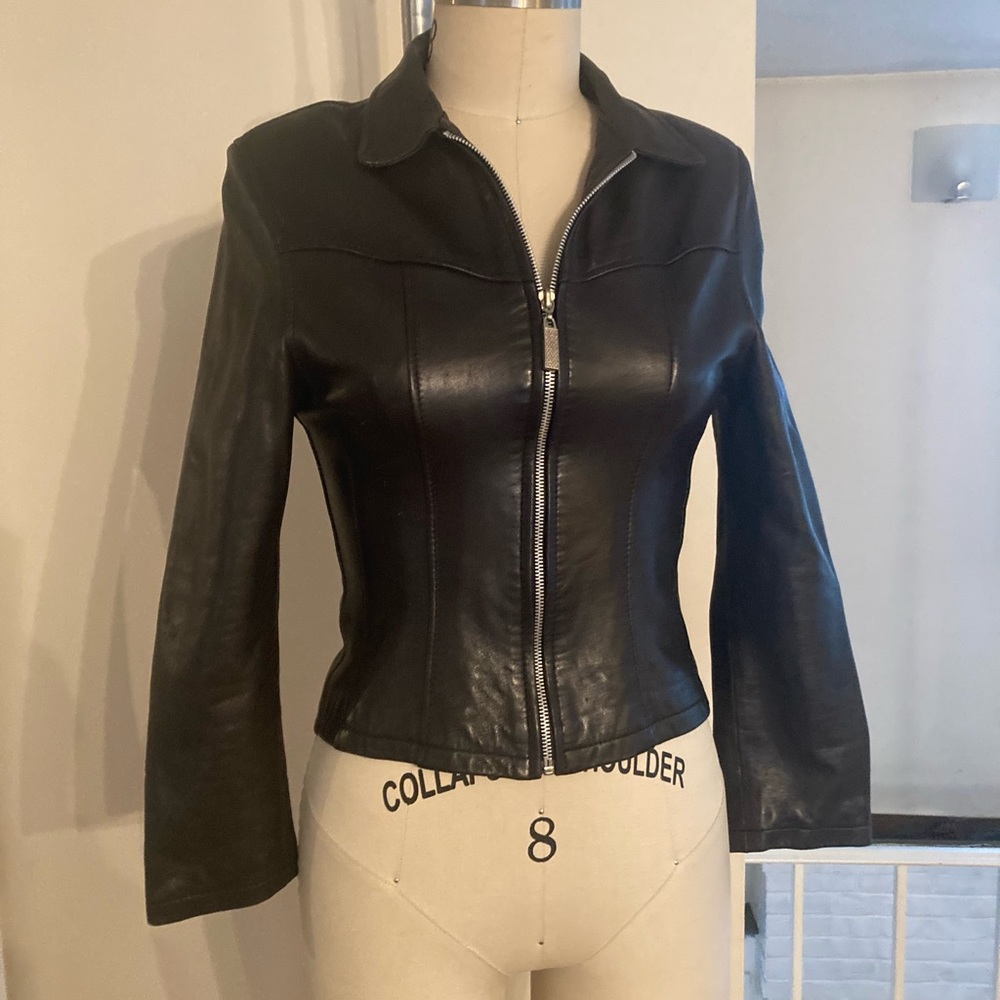 Leather jacket, dks Paris